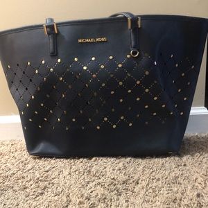 Michael Kors Bags - Blue and gold Michael Kors bag Michael Kors Bags - Blue and gold Michael Kors bag